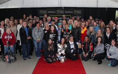 Sherry Pollex teams up with Kansas Speedway for  Beyond the Checkered event and gets a surprise