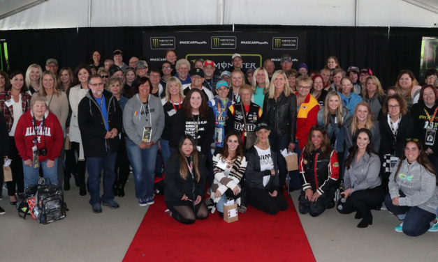 Sherry Pollex teams up with Kansas Speedway for  Beyond the Checkered event and gets a surprise
